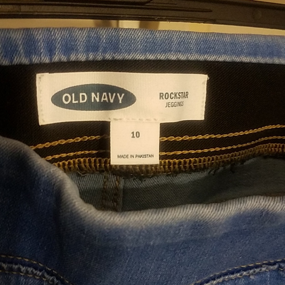Old Navy Rockstar jeggings regular size 10